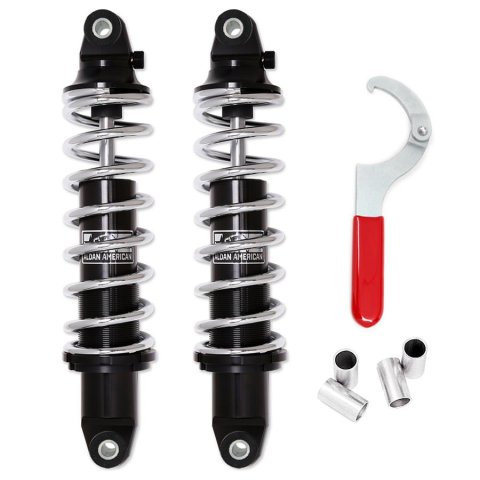 Aldan American Regulator Series Coilover Kits AR659500C Kit, Series, Front, Rear, Twin-Tube, Aluminum, Black Anodized, 500 lbs./in., Kit