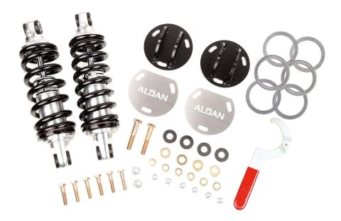 Aldan American Road Comp Coilover Kits 300185 Coil-Over Kit, Single Adjustable, Front, 750 lbs, Spring Rate, Ford, Pair