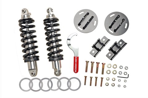 Aldan American Track Comp Coilover Kits 300264 Kits, Comp, Front, Adjustable Valving, Black Springs, Regular Cab Trucks Only, Chevrolet, GMC, Kit