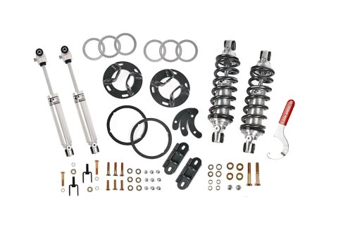 Aldan American Suspension Handling Packages 300324 Package, Track Comp, GM, 62-67 Chevy II, Double Adjustable, SB, Kit