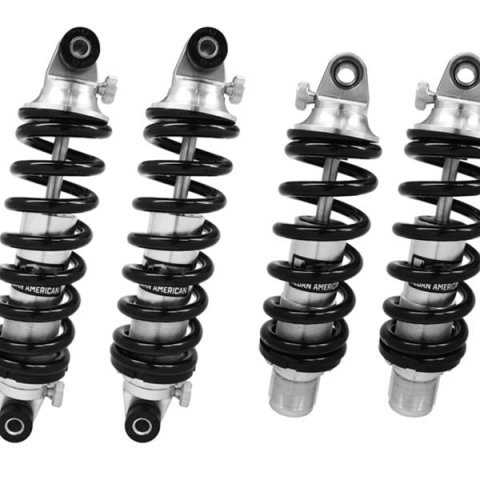 Aldan American Road Comp Coilover Kits for 1997-2002 PROWLER - PWLB4 Kit, Front, Rear, Twin-Tube, Aluminum, Silver Anodized, 450 lbs./in. Front, 550 lbs./in. Rear, Plymouth, Kit