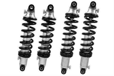 Aldan American Track Comp Coilover Kits for 1992-1995 VIPER - G1LB4 Kit, Front, Rear, Twin-Tube, Aluminum, Silver Anodized, 550 lbs./in. Front, 650 lbs./in. Rear, Dodge, Kit