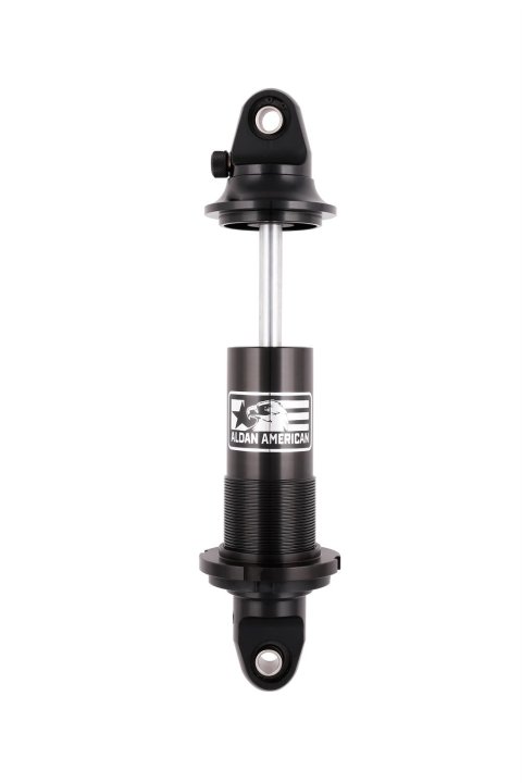 Aldan American Regulator Series Coilover Shocks PAS-651RS Shocks, Series, Single-adjustable, Twin-tube, 10.30 in. Collapsed/14.00 in. Extended Length, Eyelet Mounts, Black Anodized, Each