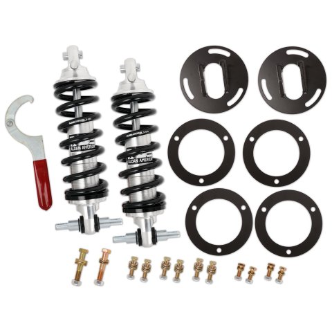Aldan American Track Comp Coilover Kits 300128 Coil-Over Kit, SBF, Double Adjustable, Front, Mercury, Ford. Pair