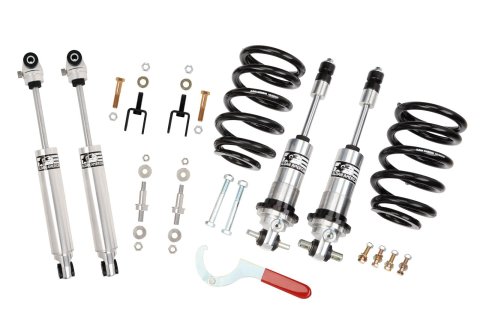 Aldan American Road Comp Suspension Packages 300119 Coilover Kits, Coilover Systems, Front, Adjustable Valving, Black Springs, Designed for Use with Big Block Engines, Chevrolet, Kit