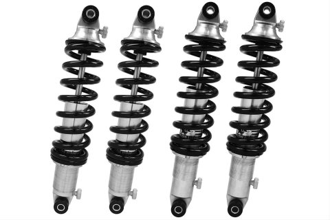 Aldan American Track Comp Coilover Kits for 1992-1995 VIPER - G1SB4 Kit, Front, Rear, Twin-Tube, Aluminum, Silver Anodized, 550 lbs./in. Front, 650 lbs./in. Rear, Dodge, Kit