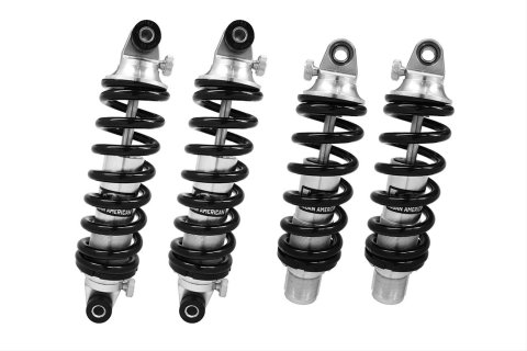 Aldan American Road Comp Coilover Kits for 2003-2010 VIPER - G3LB4 Kit, Front, Rear, Twin-Tube, Aluminum, Silver Anodized, 550 lbs./in. Front, 750 lbs./in. Rear, Dodge, Kit
