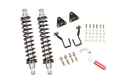 Aldan American Track Comp Coilover Kits 300388 Kit, Comp, Rear, Adjustable Valving, Black Springs, 200 lbs./in. Rate, Chevy, Sold as a Set