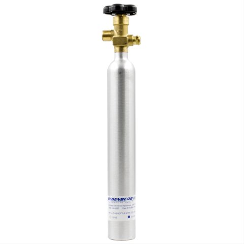 Dedenbear CO2 Bottles AB10V Bottle, CO2, 10 oz., Aluminum, Each