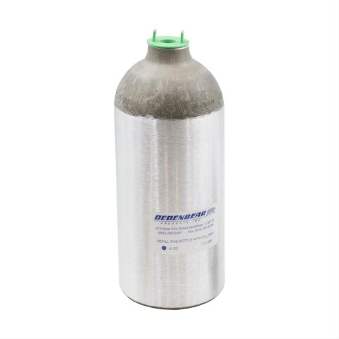 Dedenbear CO2 Bottles AB25 Bottle, CO2, 2.5 lb., Without Valve, DOT Approved, NHRA/IHRA Accepted, Aluminum, Each