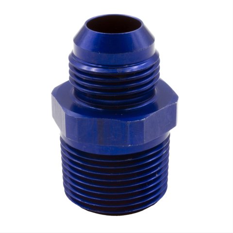Dedenbear Fittings and Adapters WPF2 ADAPTER, 12 AN TO 1" NPT, BLUE ALUMINUM