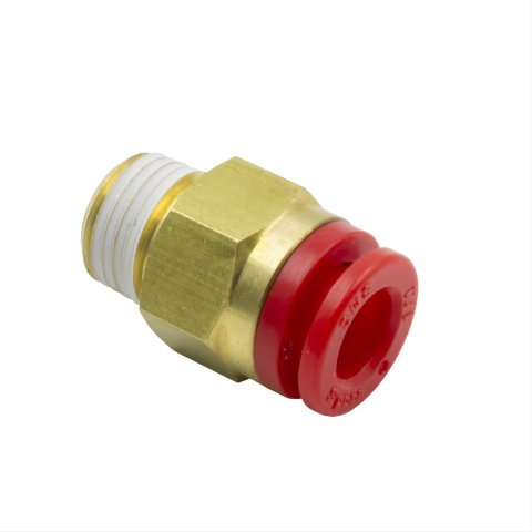 Dedenbear Quick-Connect Fittings ALQD Air Hose Fitting, Quick-Disconnect, Brass, Straight, Male 1/8 in. NPT, Each