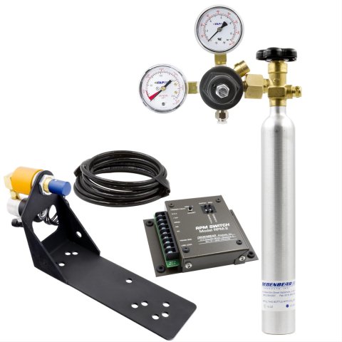 Dedenbear CO2 Shifters AS2K Shifter, Bottle, rpm Switch, 2-Speed Transmission, Kit