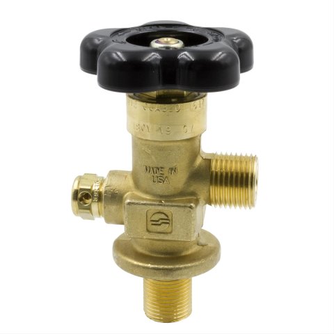 Dedenbear CO2 Bottle Valves ABV25 BOTTLE VALVE ONLY, REPLACEMENT VALVE FOR 2.5 POUND BOTTLE
