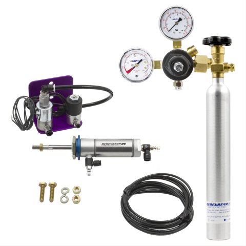 Dedenbear Shifters, Automatic Transmission TS5RK CO2 RETROFIT KIT FOR TS2 & TS5, INCLUDES AB10K BOTTLE KIT (SINGLE ACTING)