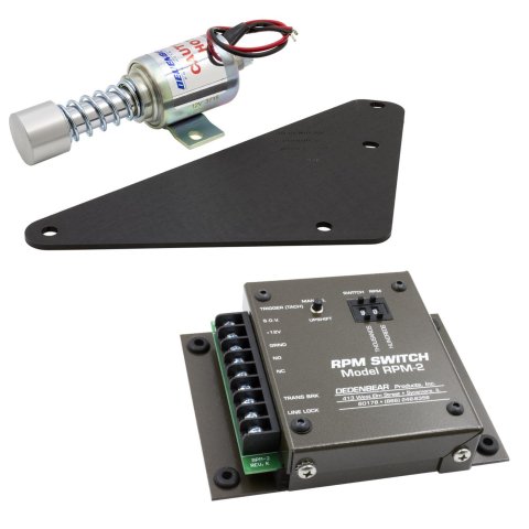 Dedenbear Shifter Solenoids, Electric SS4RPM Automatic Shifter, Solenoid, with RPM Activated Switch, GM, Powerglide, Kit