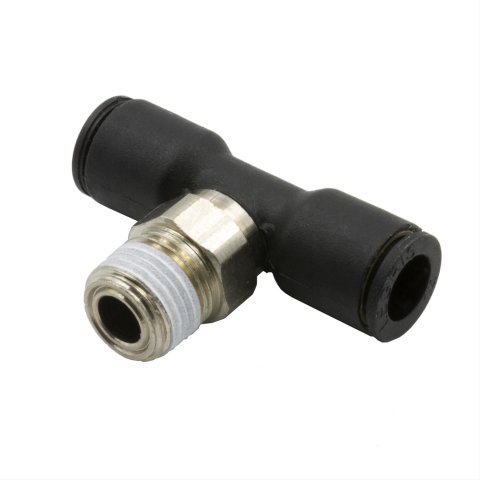 Dedenbear Quick Disconnect Fittings ALMT Fitting CO2 1/4" OD To 1/8" National Pipe Thread Tee