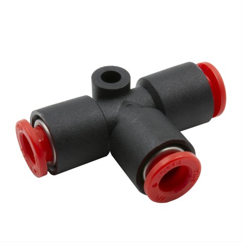 Dedenbear Quick-Connect Fittings ALT Fitting CO2 Air Line Tee 3 Way 1/4" OD Quick Disconnect