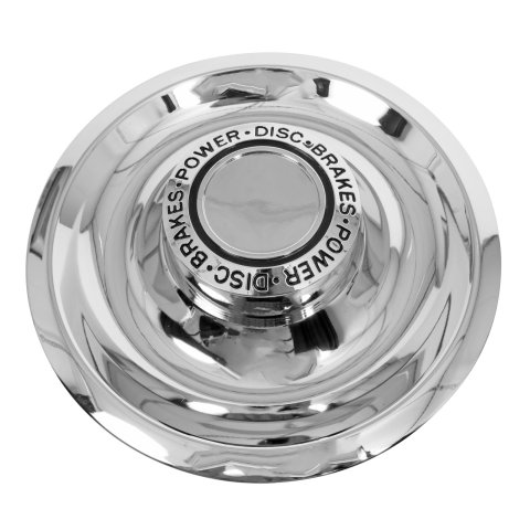 Vision Wheel Center Caps JC5001V Cap, Power Disc Style, Snap-on, Steel/Plastic, Chrome, Rallye Series, Each