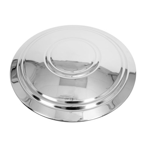 Vision Wheel Center Caps 2531V Cap, Stainless Steel, Chrome, Snap-In, Police Style, Each