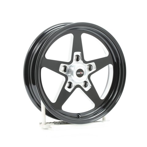 Vision American Muscle 571 Sport Star II Black Wheels 15x4 Wheel, II, Aluminum, Black, 15 in. x 4 in., 5 x 4.75 in./5 x 120.65mm Bolt Circle, 1.75 in. BS, Each