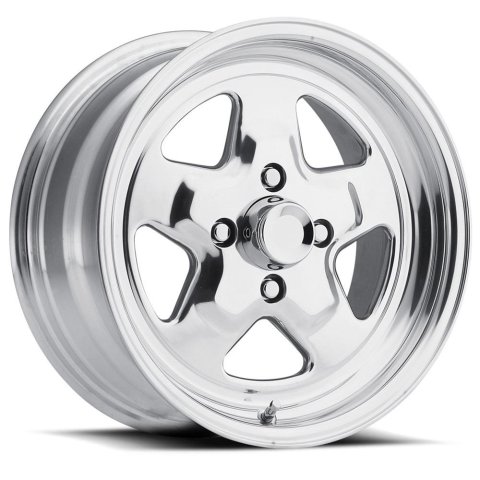 Vision American Muscle 521 Nitro Series Polished Wheels 15x4 Wheel, Nitro, Aluminum, Polished, 15 in. x 4.0 in., 5 x 4.75 in. Bolt Circle, 1.750 in Backspace