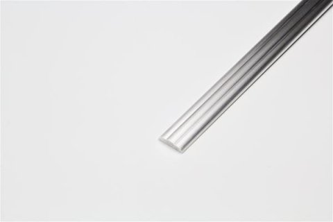 Clayton Machine Aluminum Trim TRIM-01-4 Body Molding, Trim, Ribbed, Aluminum, Natural, 4 ft. Length, Each