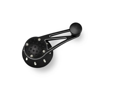 Clayton Machine Truss-Style Vent Window Handles PT-404 vent window crank Black Powdercoated with machined highlights Truss style Crank 1949 and up GM/Ford