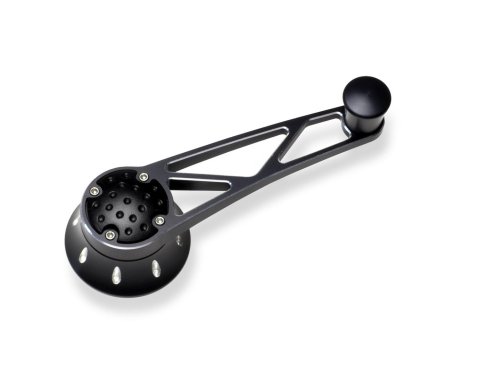 Clayton Machine Truss-Style Window Cranks PT-403 Cranks, Black Powdercoated, Design, Triangular Cut-Outs, 1/2 in.-16 Spline Drive, Pair