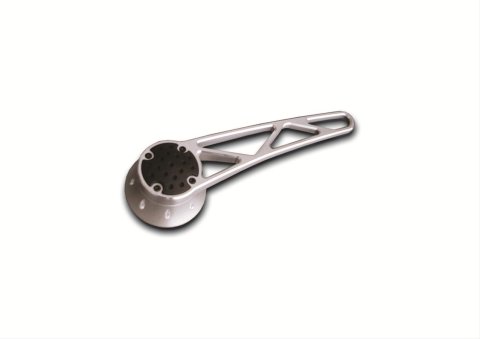 Clayton Machine Truss-Style Interior Door Handles PT-202 Handles, Truss Style, Interior, Billet Aluminum, Silver Powdercoated, Machined Highlights, Pair