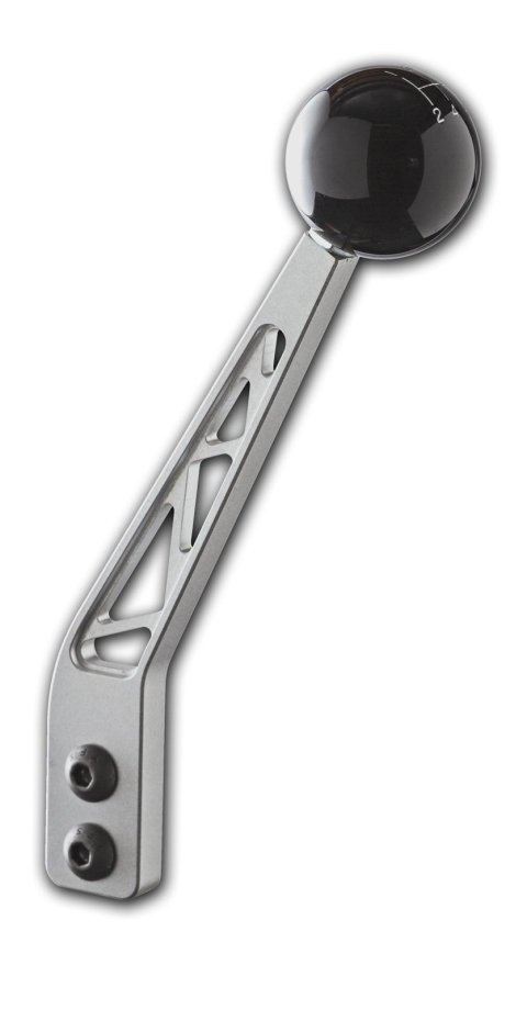 Clayton Machine Truss-Style Shifter Arms SH-202-8 Stick, Truss-Style, Lay Back, Billet Aluminum, Gray Powdercoated, 8 in. Length, Each