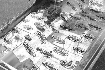 Dynamat Xtreme Custom Cut Kits for 1970-1981 CAMARO, FIREBIRD - XGM F2 F Sound Deadener, Xtreme, the Toe Board Area To the Front of the Rear Riser, Chevy, Pontiac, Kit
