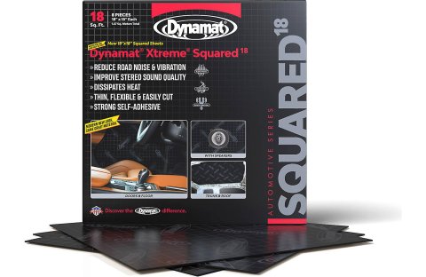 Dynamat Xtreme Sound Deadening Liners 10420 Deadener, Xtreme, 18 in. Length, 18 in. Width, .067 in. Thick, Set Of Eight