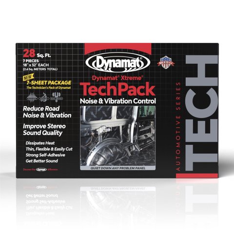 Dynamat Xtreme Sound Deadening Liners 10428 Deadener, Xtreme, Sheet, Self Adhesive, .067 in. Thick, L 18 in. x W 32 in. Sheet, Set of 7
