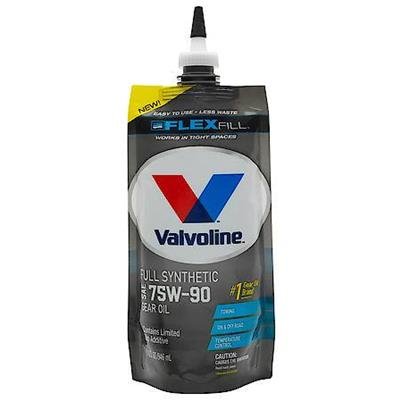 75W90 Valvoline FlexFill Full Synthetic Gear Oil 889785 Lube, FlexFill, Synthetic, 75W90, 1 qt., Each