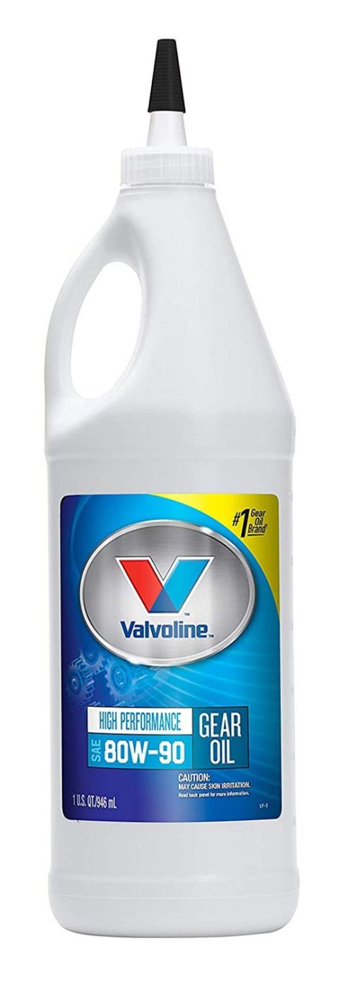 80W90 Valvoline High Performance Gear Oil VV831 Lube, Performance, 80W90, 1 qt., Each