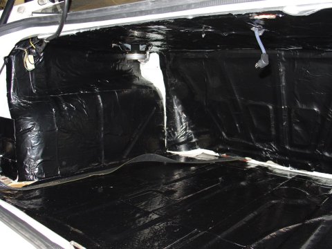 HushMat Cargo and Trunk Kits 10300 HushMat, Kit, Sound Deadening/Insulation, Easiest To Install, 1.5 mm thick, Black, Self-Adhesive, 550 Degrees, 19 sq ft, 12in x 23in, Set of 10