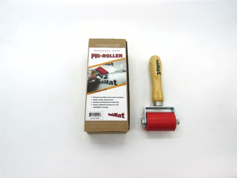 HushMat Pro-Roller Installation Tools 90100 Sound Deadener/Heat Barrier Tool, Pro-Roller, 2 in. Width, Rubber, Wood Handle, Natural Finish, Each