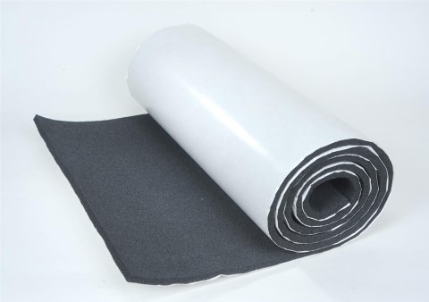 HushMat Silencer Megabond Bulk Rolls 22510 Sound Deadener, Megabond, Floor/Firewall, 10 ft. Length, 24 in. Width, 0.500 in. Thick, Self-Adhesive, Each