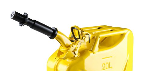 5.3 Gallons Anvil Off-Road Jerry Can 3011AOR Can, Gallons/20 Liters, Gas, Diesel, Kerosene, Steel, Yellow, Each