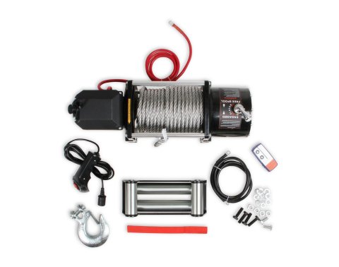 17,000 lbs. Anvil Off-Road Winch 17001AOR Winches, lbs., Electric, 12 V, 92.00 ft. Steel Cable Length, Roller Fairlead, Remote, Each