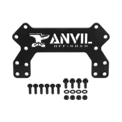 Anvil Off-Road Third Brake Light Relocation Kits 628-41AOR Extension Brackets, Bolt-on, Aluminum, Black, Ford, Each