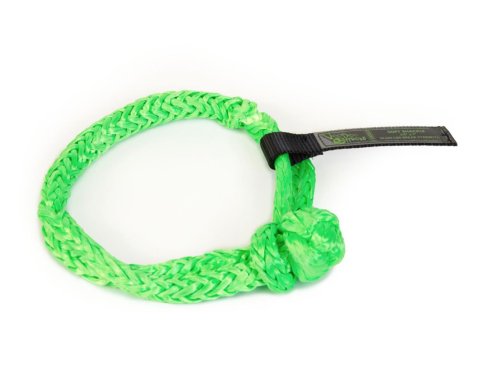 Voodoo Offroad Soft Shackles 1500003A Tow Shackle, Shackle, 25,000 lbs. Rating, 7.000 in. Length, Nylon, Green, Each