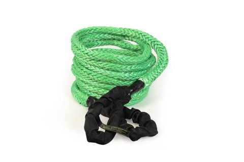 Voodoo Offroad 2.0 Santeria Series Recovery Ropes 1300002A Rope, 30 ft. Length, 0.850 in. Width, 24,500 lbs. Rating, Nylon, Green, Each