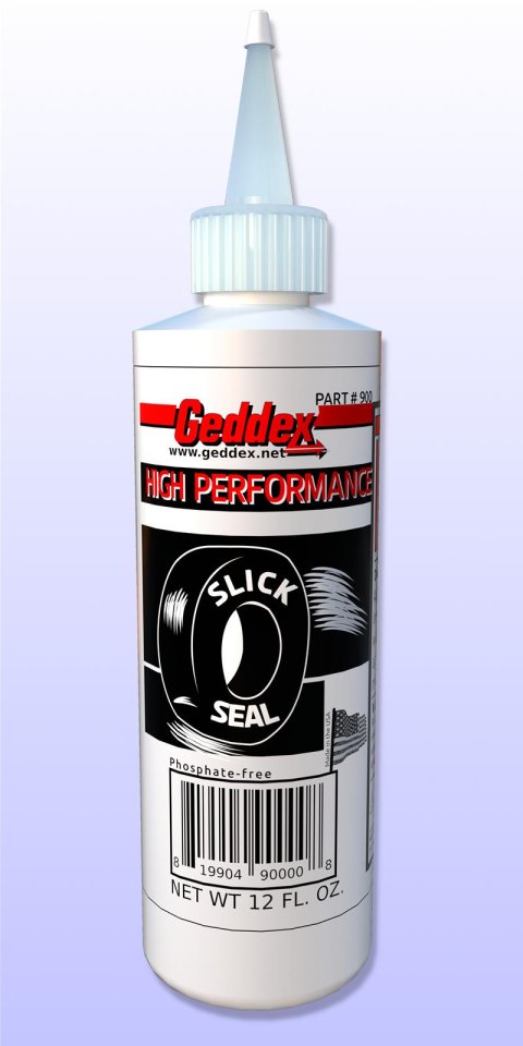 Geddex Slick Seal 900 Tire Treatments, Seal, 12 oz. Bottle, Phosphate-Free, Each