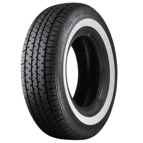 Coker Classic Star Series Whitewall Tires 235/75-15 Tire, Series, 235/75-15, Radial, 1.600 in. Narrow Whitewall, 480 A A UTQG Rating, T Speed Rating, 2,271 lb Load, Each
