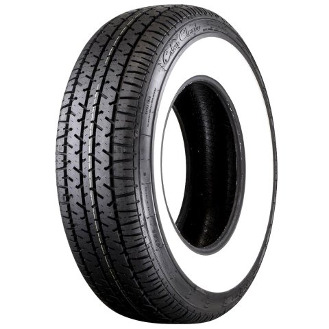 Coker Classic Star Series Whitewall Tires 235/75-15 Tire, Series, 235/75-15, Radial, 3.125 in. Wide Whitewall, Each