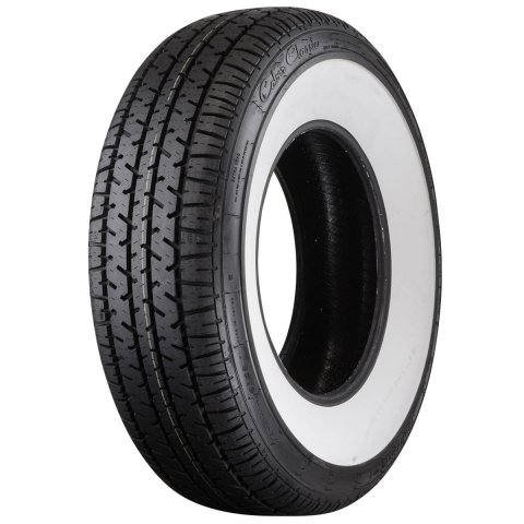 Coker Classic Star Series Whitewall Tires 225/75-15 Tire, Series, 225/75-15, Radial, 2.750 in. Wide Whitewall, Each