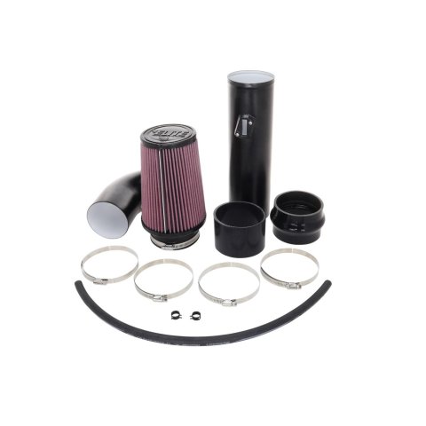 Cold Air Inductions Intake Systems 101-0102-B Intake, Air, Red Filter, Black Powdercoated Aluminum Tube, Universal, Kit