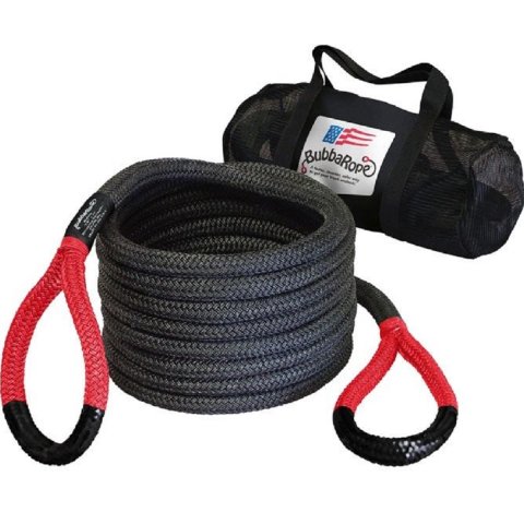 Bubba Rope Off-Road Truck Recovery Gear Sets 176880RDG Set, 7/8 in. Diameter, 30 ft. Long, Red Eyelets, with Shackles, Bag, Kit